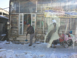 Jerusalem snow scene 2